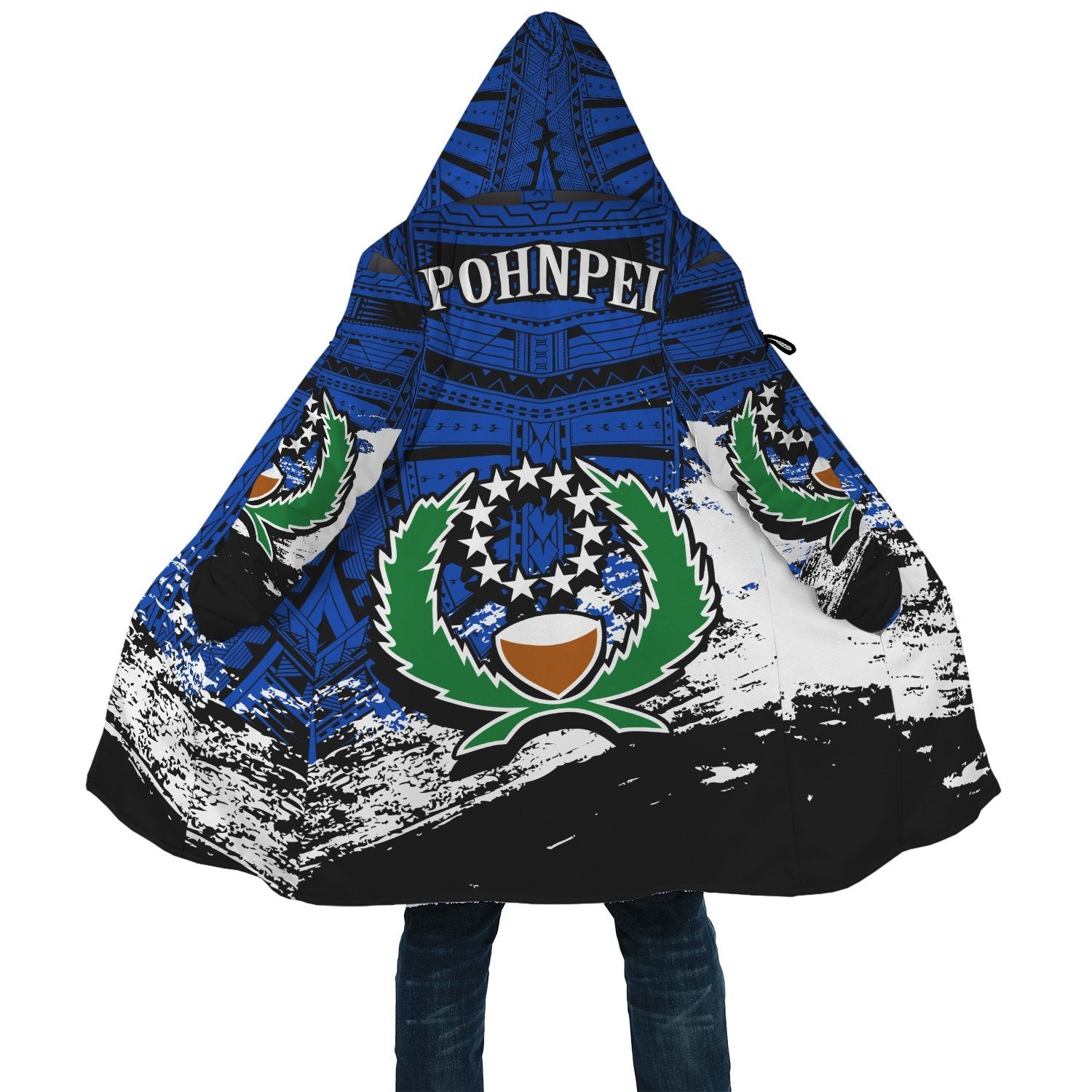 Pohnpei Special Cloak A5 Unisex Blue - Polynesian Pride