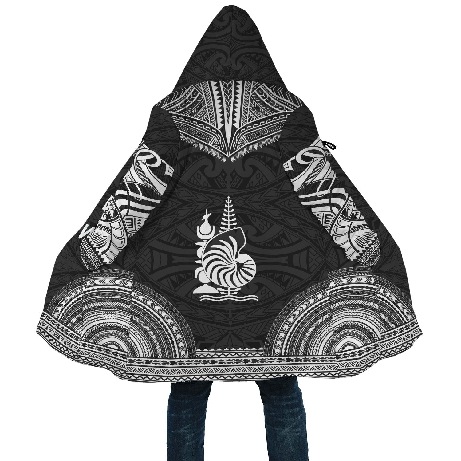 New Caledonia Polynesian Chief Cloak - Black Version - Polynesian Pride