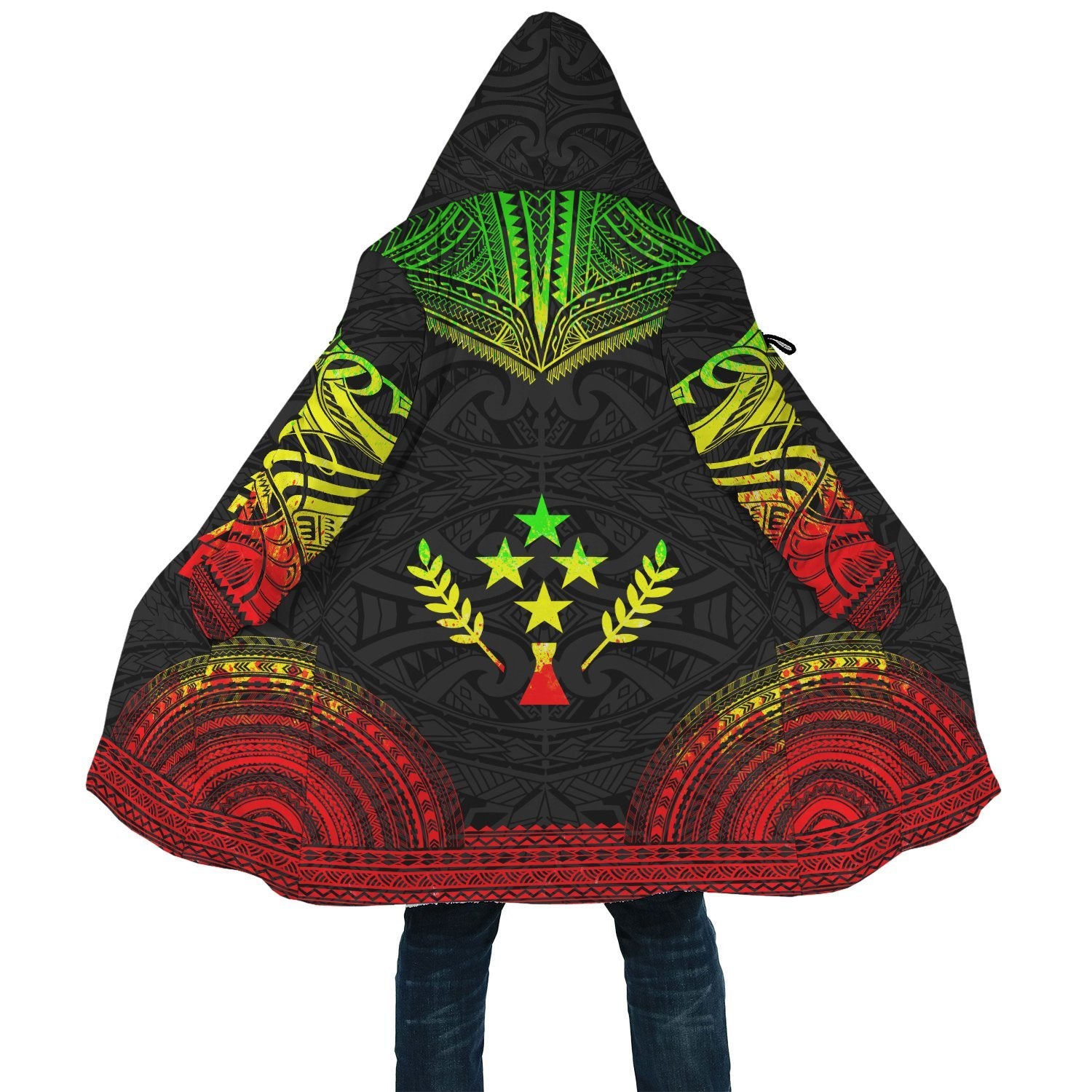 Kosrae Polynesian Chief Cloak - Reggae Version - Polynesian Pride