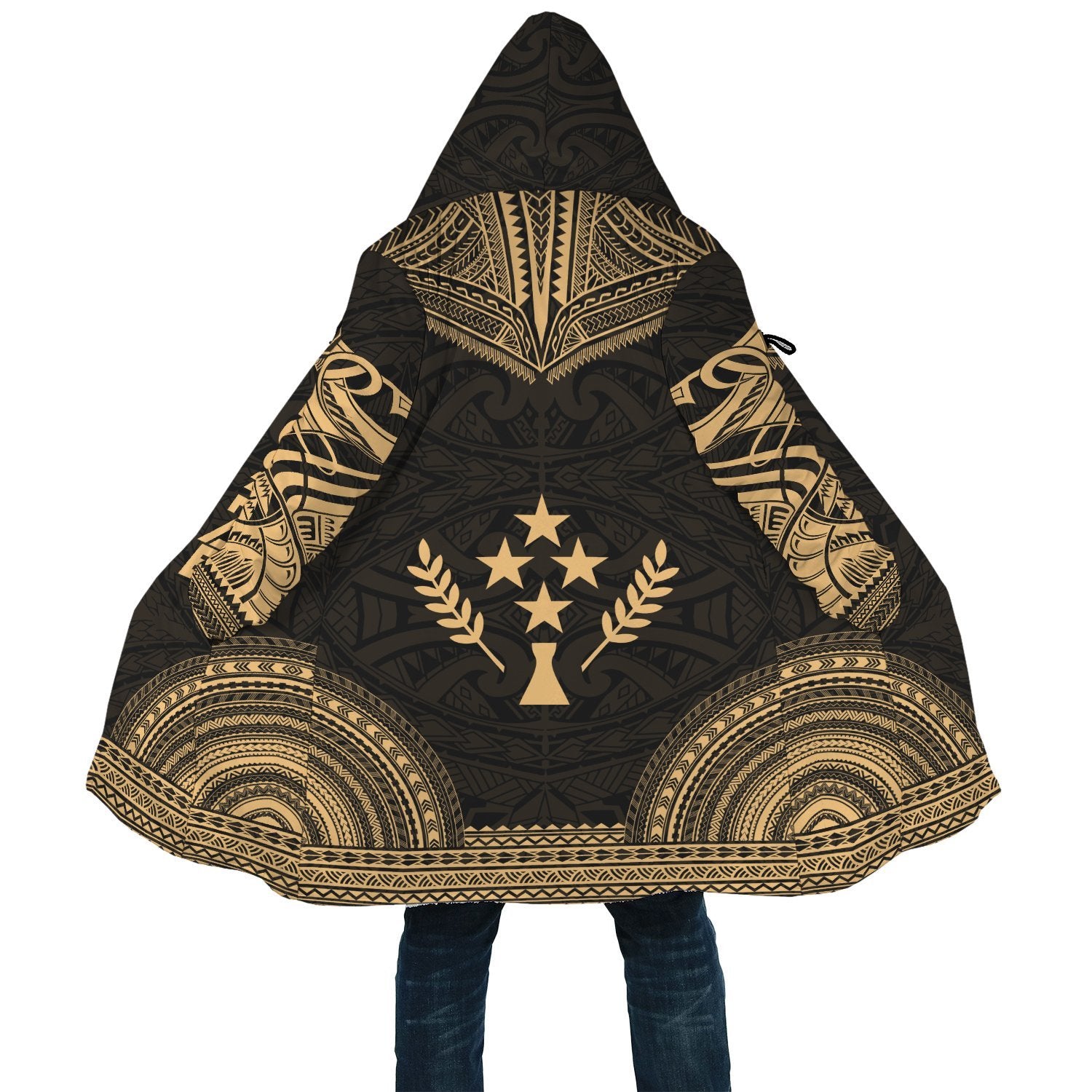 Kosrae Polynesian Chief Cloak - Gold Version - Polynesian Pride