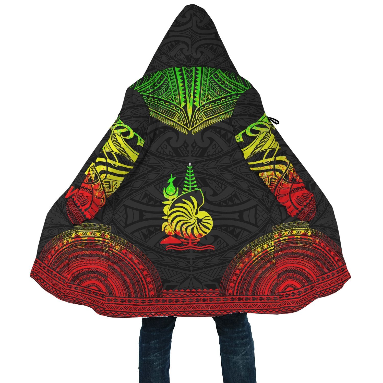 New Caledonia Polynesian Chief Cloak - Reggae Version - Polynesian Pride