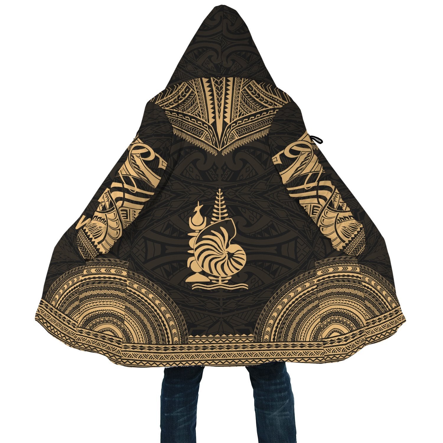 New Caledonia Polynesian Chief Cloak - Gold Version - Polynesian Pride
