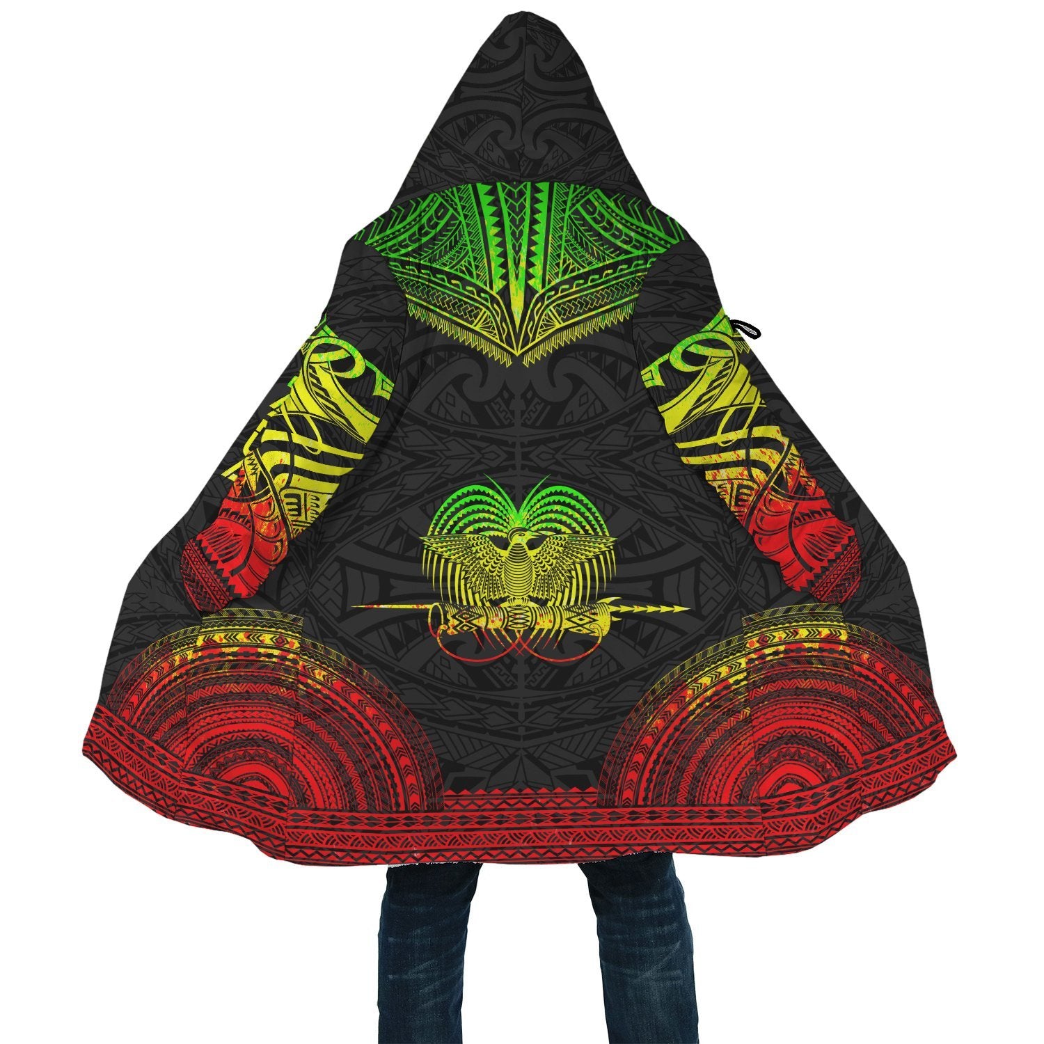 Papua New Guinea Polynesian Chief Cloak - Reggae Version - Polynesian Pride