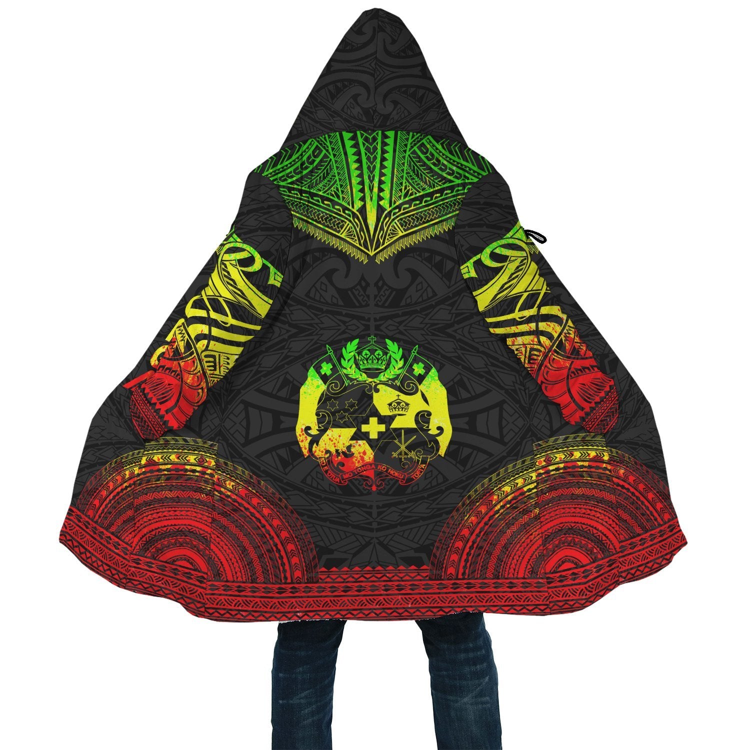 Tonga Polynesian Chief Cloak - Reggae Version - Polynesian Pride