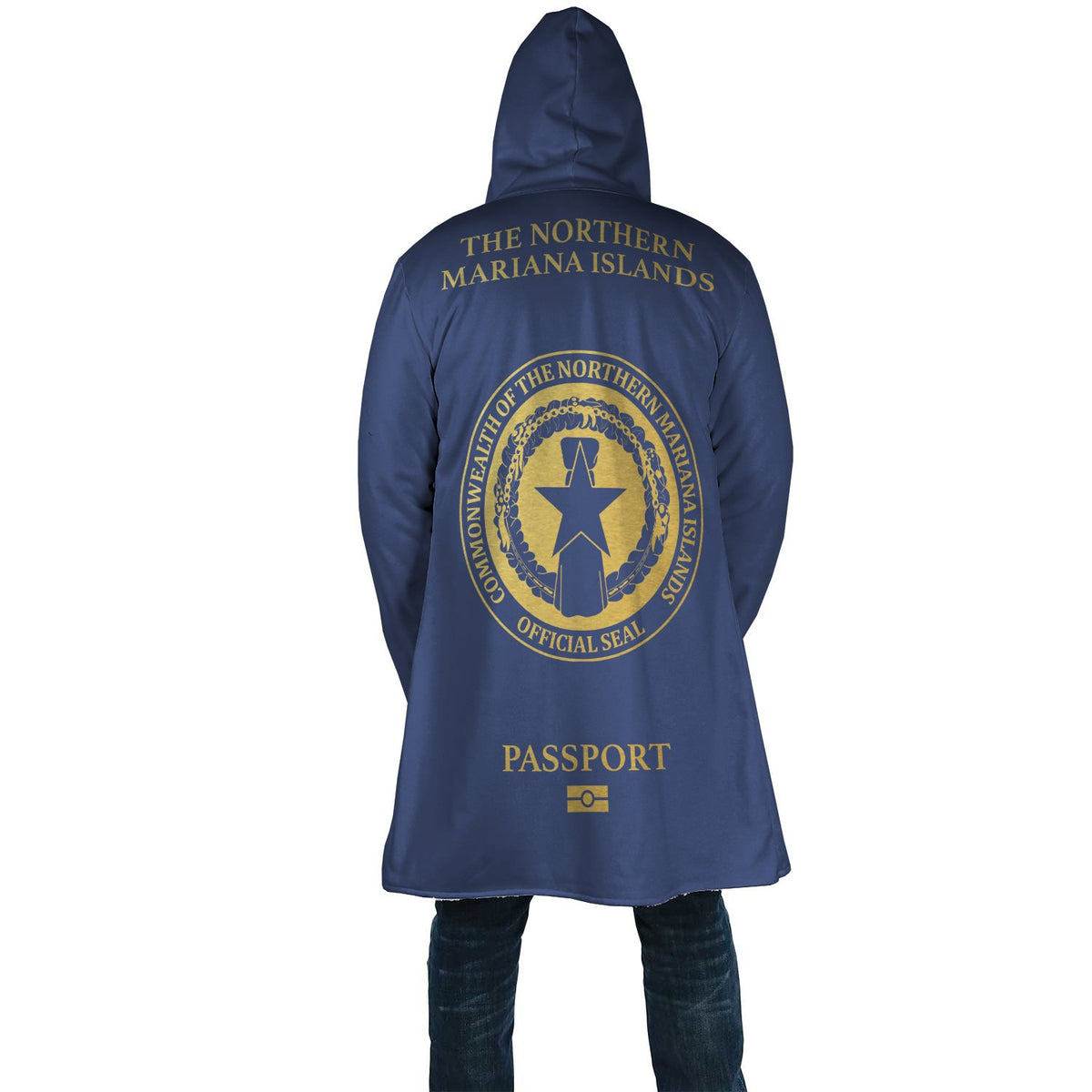The Northern Mariana Islands All Over Print Cloak - Passport Version - Polynesian Pride