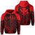Hawaii Nei Hoodie Zip up Polynesian Red Unisex Blue - Polynesian Pride