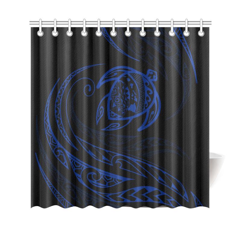 Hawaii Turtle Shower Curtain - Bule - Frida Style - Polynesian Pride