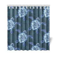 Blue Turtle Shower Curtain - Polynesian Pride