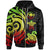 Polynesian Hawaii Zip up Hoodie Reggae Tentacle Turtle Reggae - Polynesian Pride