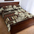 Polynesian Quilt Bed Set - Hibiscus Flower Tribal Fabric - Polynesian Pride