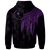 Chuuk Custom Zip up Hoodie Polynesian Wings (Purple) - Polynesian Pride