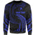 Yap Polynesian Custom Personalised Sweater - Blue Tribal Wave Unisex Blue - Polynesian Pride