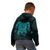 American Samoa Polynesian Custom Zip up Hoodie Vintage Polynesian Turtle (Turquoise) - Polynesian Pride