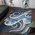 Cook Islands Polynesian Area Rug - Ocean Style Blue - Polynesian Pride