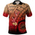 American Samoa Polynesian Custom Polo Shirt Plumeria Tattoo Tribal Unisex Red - Polynesian Pride