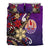 Tahiti Bedding Set - Tribal Flower With Special Turtles Purple Color - Polynesian Pride