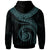 New Caledonia Polynesian Custom Zip up Hoodie New Caledonia Waves (Turquoise) - Polynesian Pride