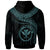 Polynesian Hawaii Kanaka Maoli Hoodie Hawaiian Waves (Turquoise) - Polynesian Pride