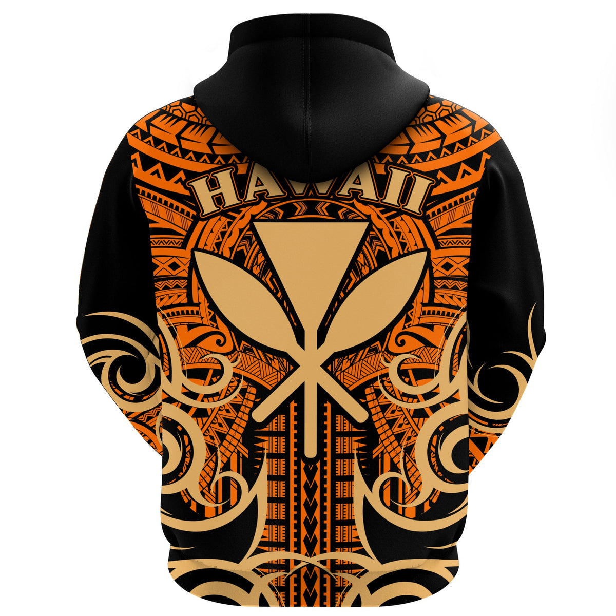 hawaiiIkaika Kanaka Zip Hoodie - Polynesian Pride