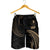 Yap Polynesian Men's Short - Gold Tribal Wave - Polynesian Pride