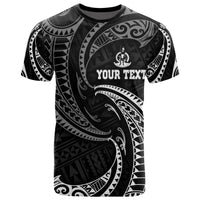 Vanuatu Polynesian Custom T Shirt White Tribal Wave Unisex White - Polynesian Pride