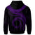 Cook Islands Polynesian Hoodie Waves (Purple) - Polynesian Pride