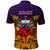 Samoa Polo Shirt Hibiscus With Tribal LT12 - Polynesian Pride