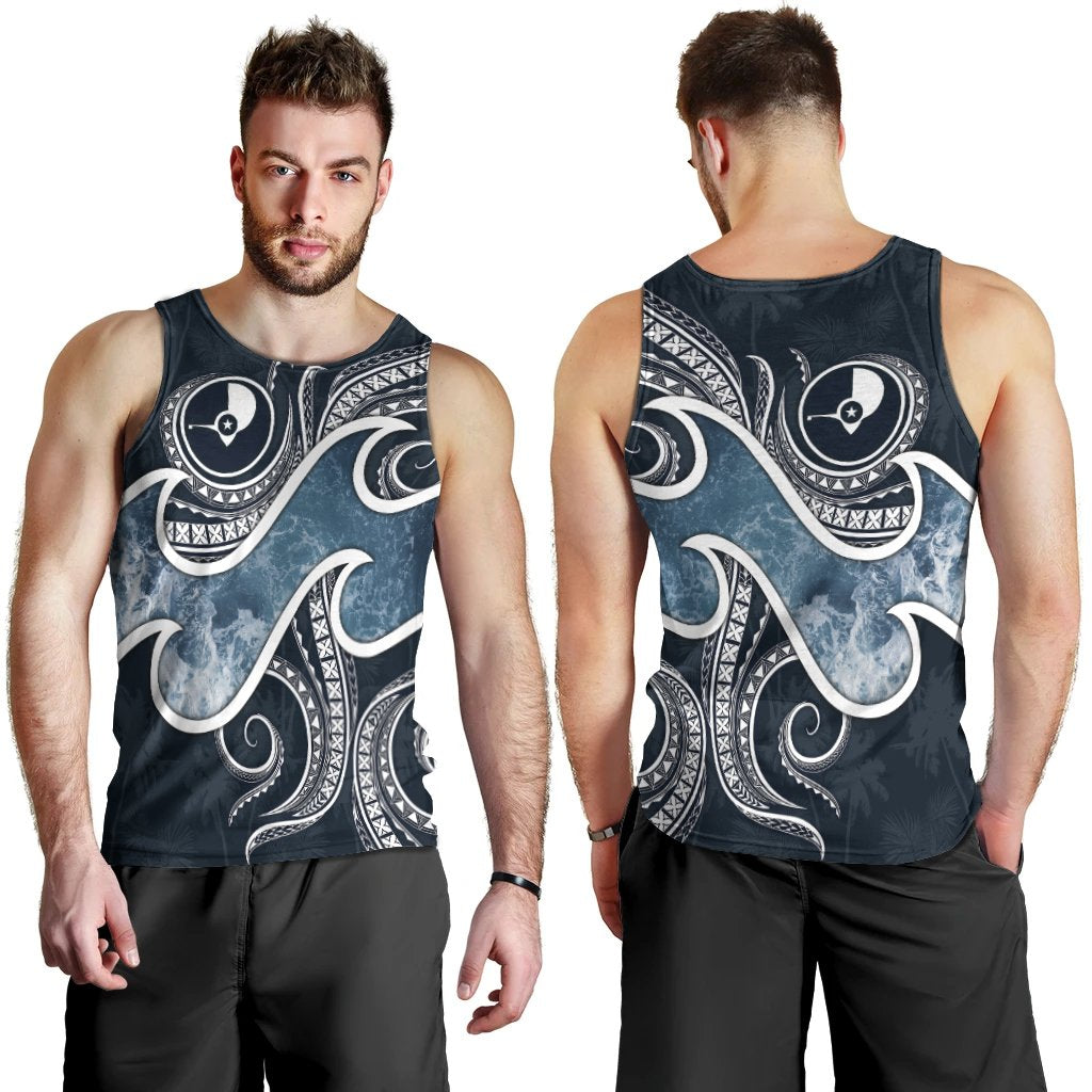 Yap Islands Polynesian Men's Tank Top - Ocean Style - Polynesian Pride