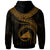 Tokelau Polynesian Zip up Hoodie Tokelau Waves (Golden) - Polynesian Pride