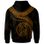 Polynesian Hawaii Hoodie Maui Polynesian Waves (Golden) - Polynesian Pride