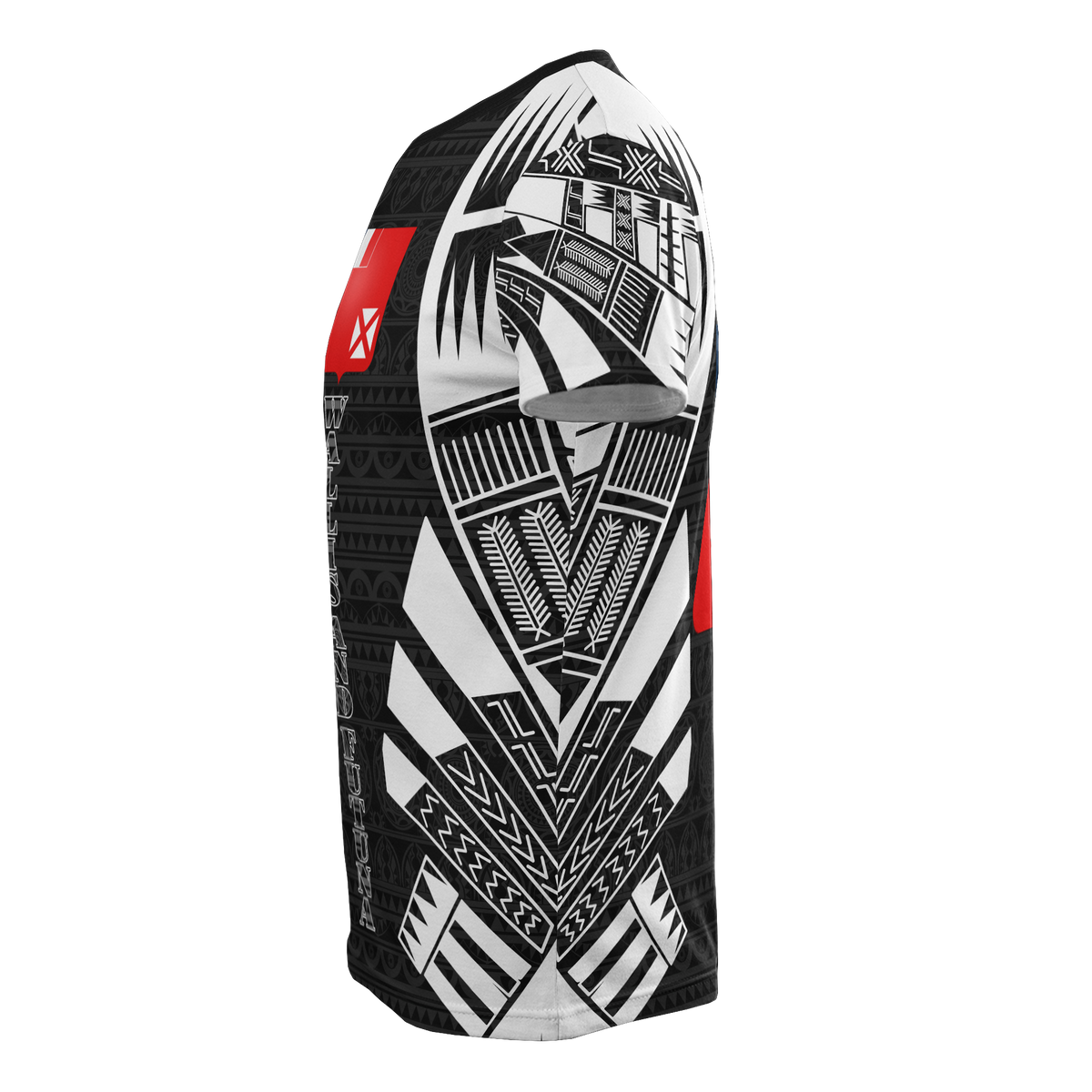 Wallis and Futuna T Shirt Wallis and Futuna Coat of Arms Polynesian Tattoo Style - Polynesian Pride