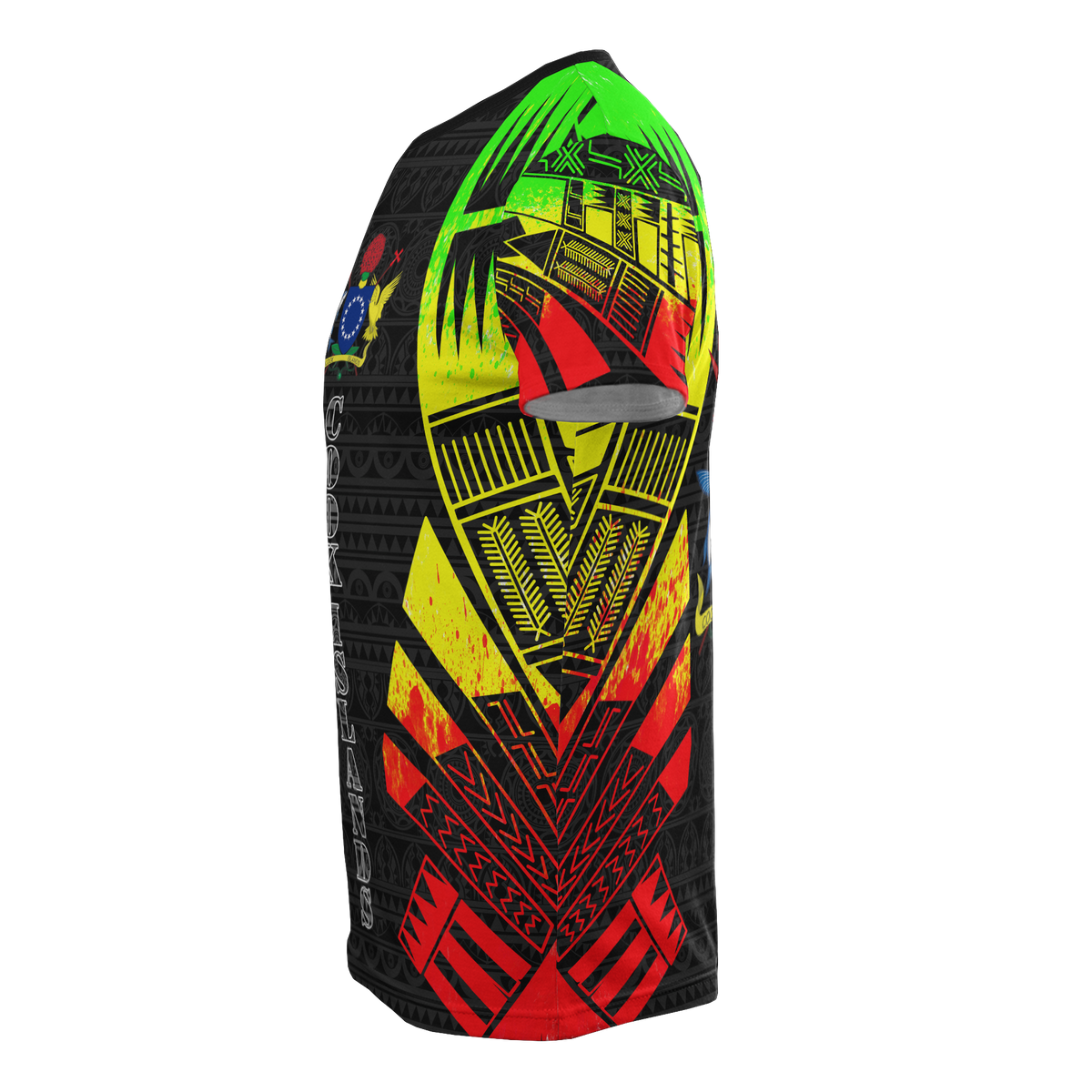 Cook Islands T Shirt Polynesian Tattoo Reggae Style - Polynesian Pride