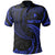 Yap Micronesia Custom Polo Shirt Blue Tribal Wave Unisex Blue - Polynesian Pride