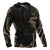 Fiji Polynesian ll Over Custom Hoodie Gold Tribal Wave - Polynesian Pride