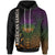 American Samoa Hoodie AS Seal Rocket Style Unisex Black - Polynesian Pride