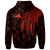 Tokelau Hoodie Polynesian Wings (Red) - Polynesian Pride