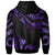 Guam Polynesian Zip Hoodie Polynesian Tattoo Purple Version - Polynesian Pride