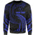 Chuuk Polynesian Custom Personalised Sweater - Blue Tribal Wave Unisex Blue - Polynesian Pride