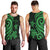 Kosrae Men's Tank Top - Green Tentacle Turtle - Polynesian Pride