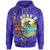 American Samoa Polynesian Zip up Hoodie Aunuu Island Unisex PURPLE - Polynesian Pride