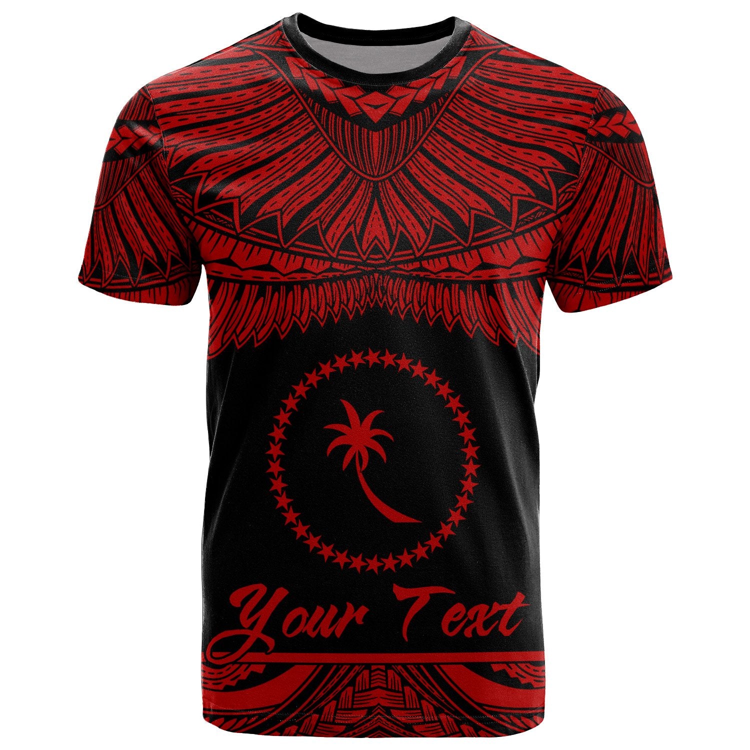 Chuuk Micronesia Custom T Shirt Micronesia Pride Red Version Unisex Red - Polynesian Pride