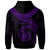 New Caledonia Polynesian Zip up Hoodie New Caledonia Waves (Purple) - Polynesian Pride