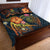 Tuvalu Polynesian Quilt Bed Set - Legend of Tuvalu (Blue) - Polynesian Pride