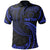 Cook Islands Polynesian Custom Polo Shirt Blue Tribal Wave Unisex Blue - Polynesian Pride