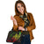 Kanaka Shoulder Handbag - Custom Personalised Polynesian Pattern Style Reggae Color - Polynesian Pride