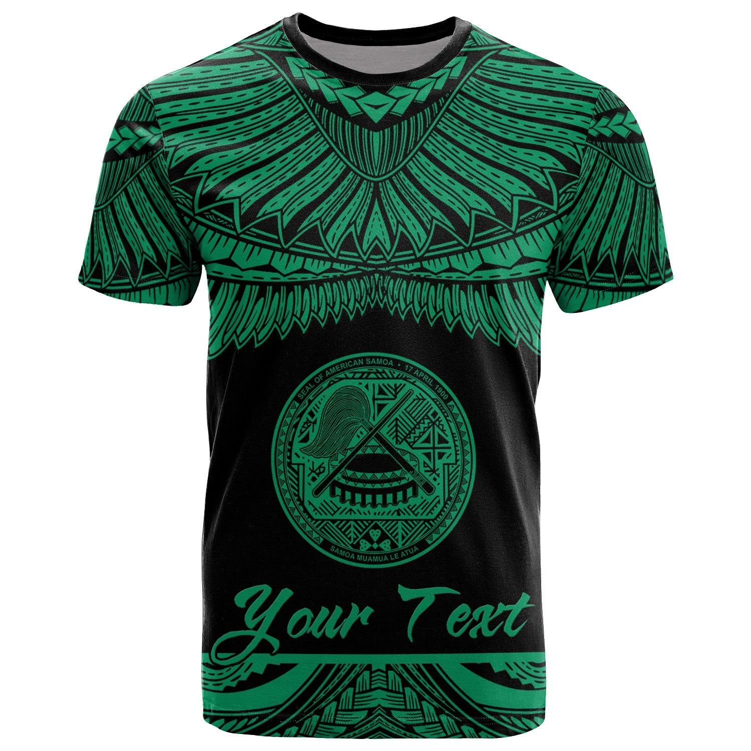 American Samoa Polynesian Custom T Shirt American Samoan Pride Green Version Unisex Green - Polynesian Pride