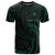 Yap Micronesia Custom T Shirt Green Tribal Wave Unisex Green - Polynesian Pride