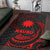 Nauru Polynesian Area Rug - Red Tribal Wave - Polynesian Pride