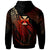 Wallis and Futuna Polynesian Zip Hoodie Legend Red Version - Polynesian Pride