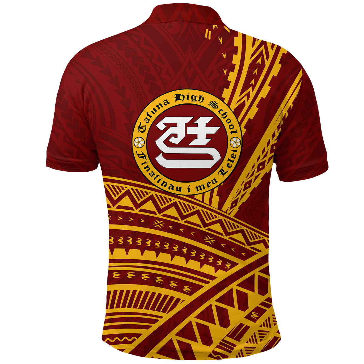 Custom Tafuna High School American Samoa Pride Polo Shirt LT12 - Polynesian Pride